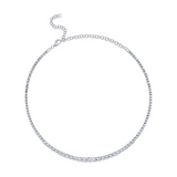 Shy Creation Diamond Tennis Necklace 2.49 CT-Shy Creation Diamond Tennis Necklace 2.49 CT - SC55005140V7