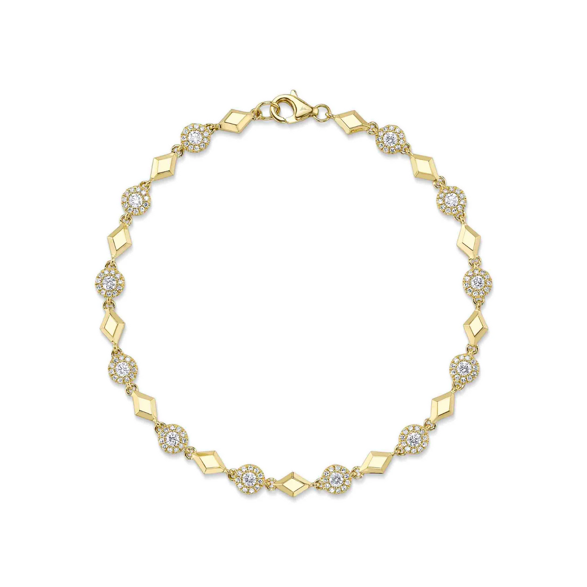 Shy Creation Diamond Geo Cut Bracelet 0.78 CT - SC55027215