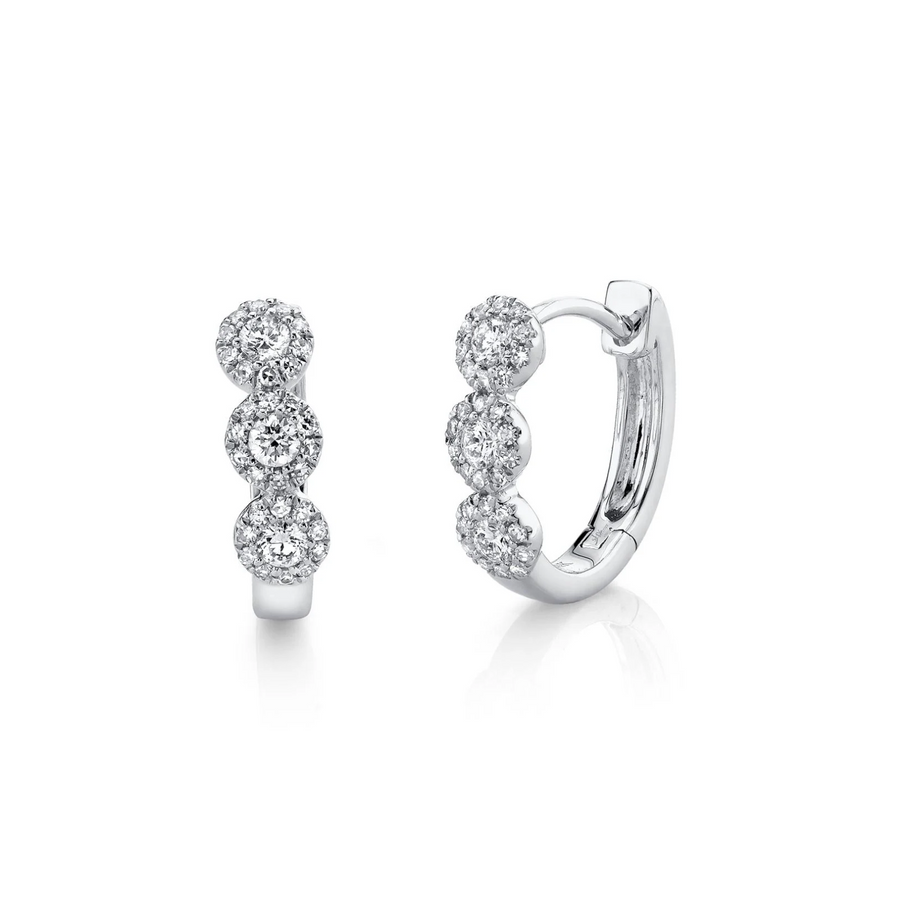 Shy Creation Diamond Huggie Earrings 0.37 CT - SC55002490