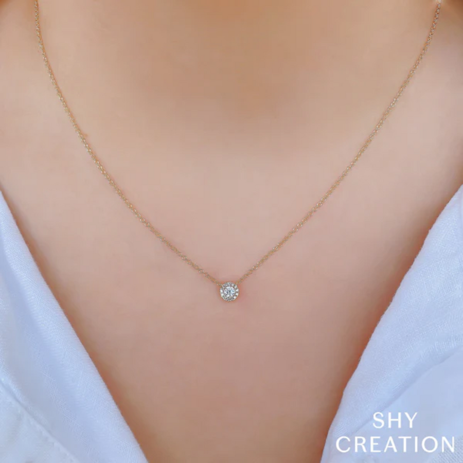 Shy Creation Diamond Necklace 0.14 CT - SC55002696