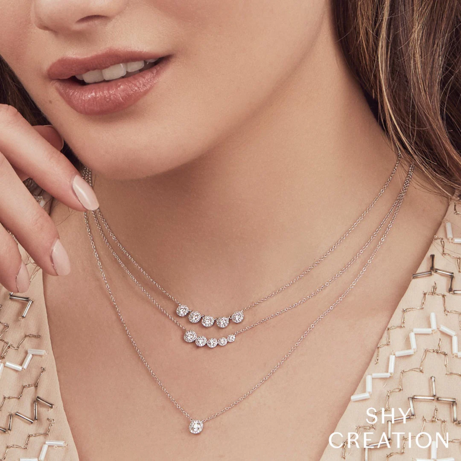 Shy Creation Diamond Necklace 0.14 CT - SC55002695