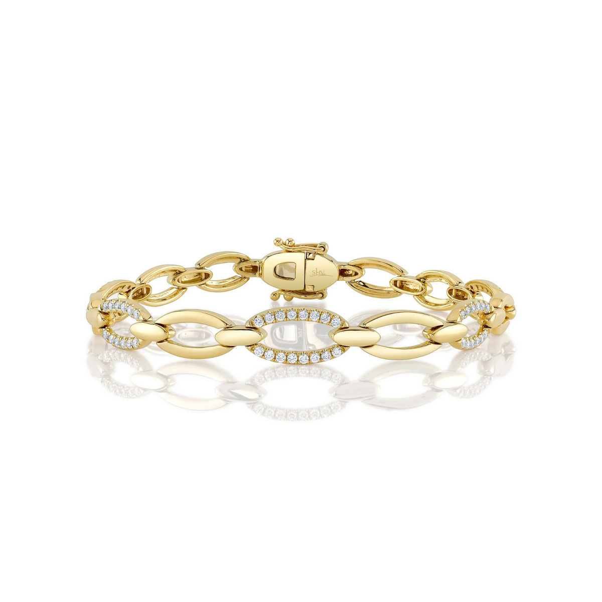 Shy Creation Diamond Link Bracelet 0.74 CT - SC55024779