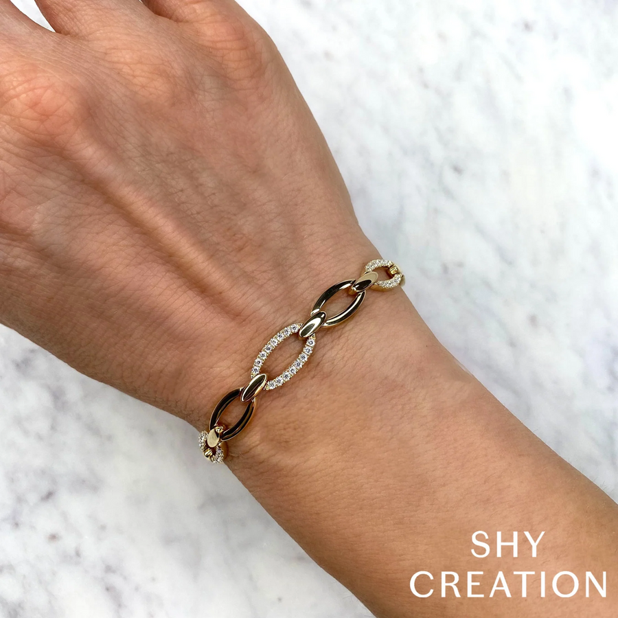 Shy Creation Diamond Link Bracelet 0.74 CT - SC55024779