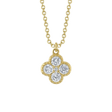 Shy Creation Diamond Clover Necklace 0.33 CT-Shy Creation Diamond Clover Necklace 0.33 CT - SC55025668
