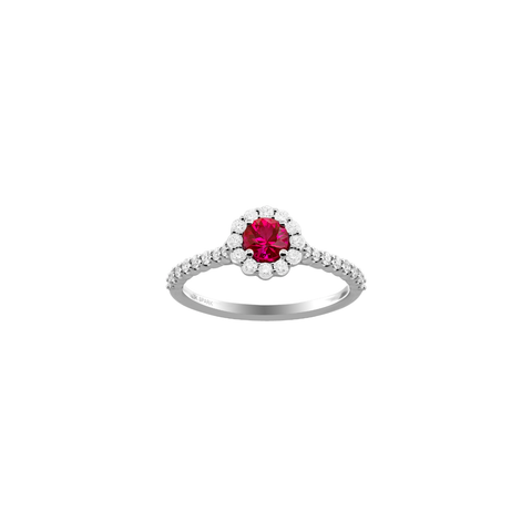 Ruby Diamond Ring-Ruby Diamond Ring RRSPK00125
