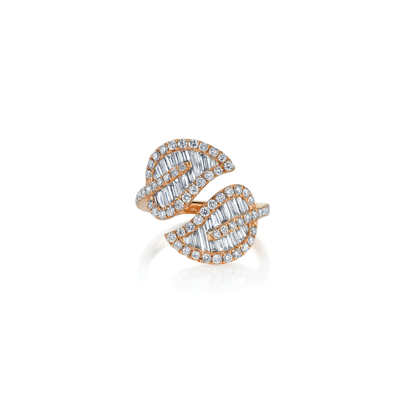 Anita Ko Large Leaf Diamond Ring-Anita Ko Large Leaf Diamond Ring