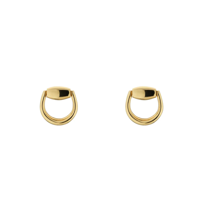 Gucci Horsebit 18K Stud Earrings-Gucci Horsebit 18K Stud Earrings