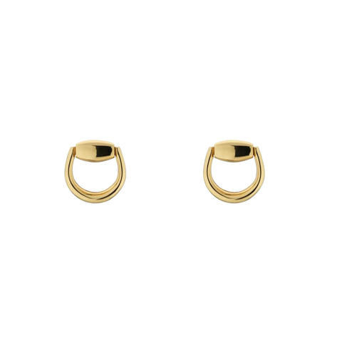 Gucci Horsebit 18K Stud Earrings-Gucci Horsebit 18K Stud Earrings