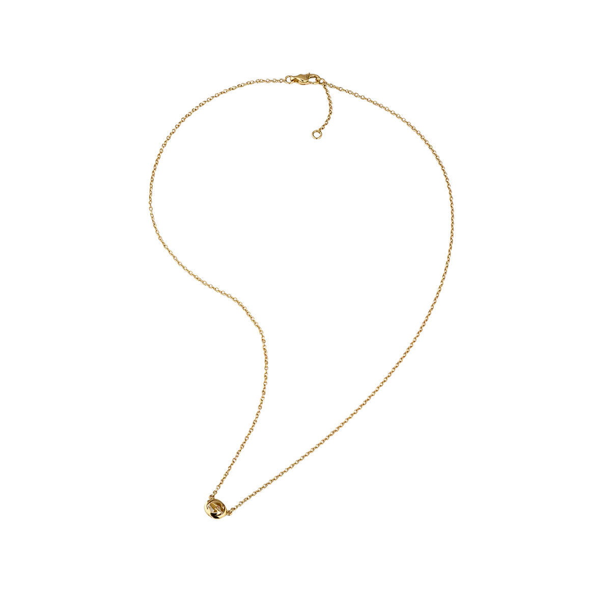 Gucci Interlocking 18K Pendant Necklace YBB87419200100U