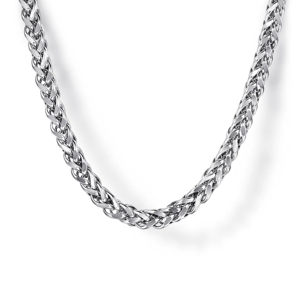 22" 3.2mm 14K Men's Hollow Wheat Chain Necklace NKM7011-22W4JJJ