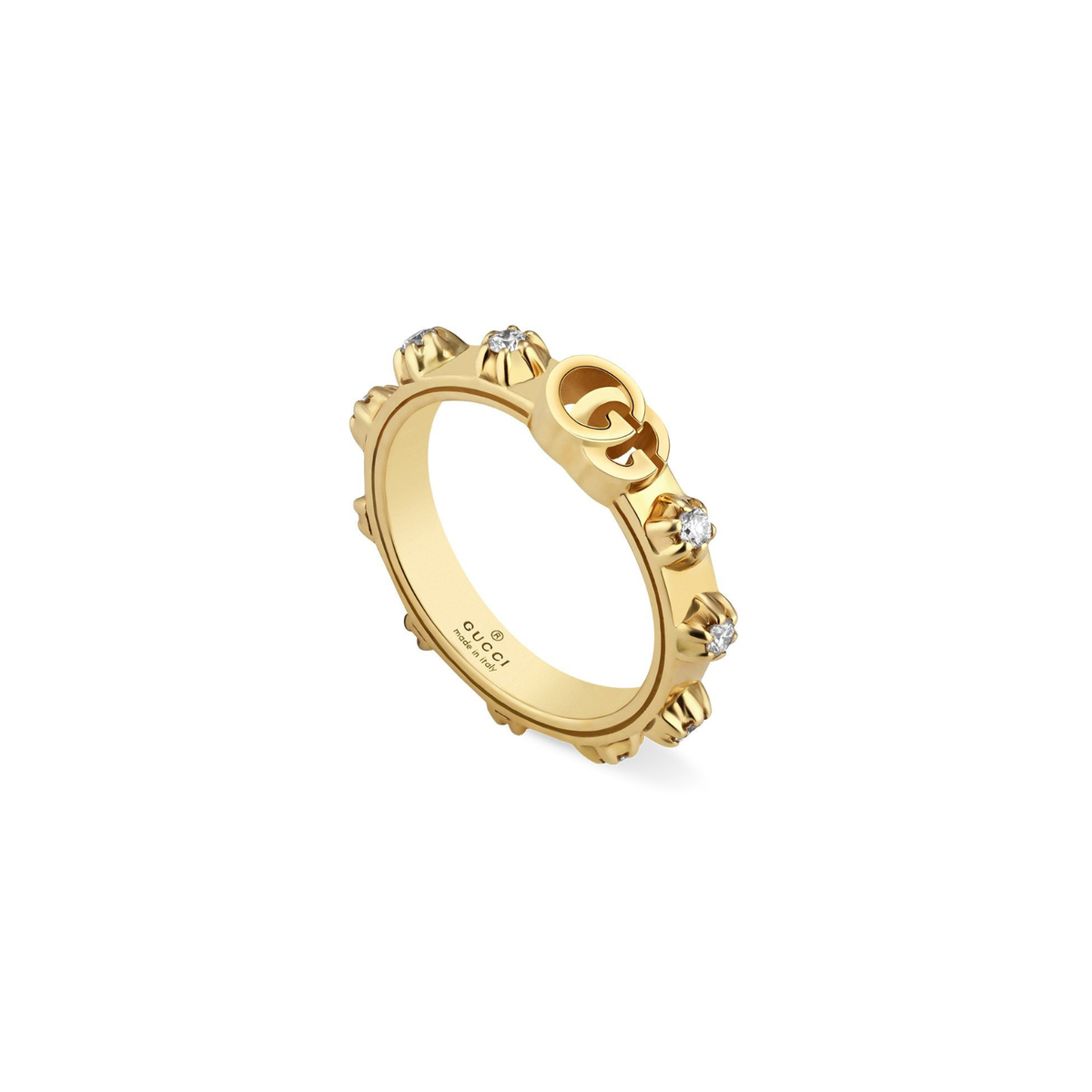 Gucci GG Running Ring in Yellow Gold