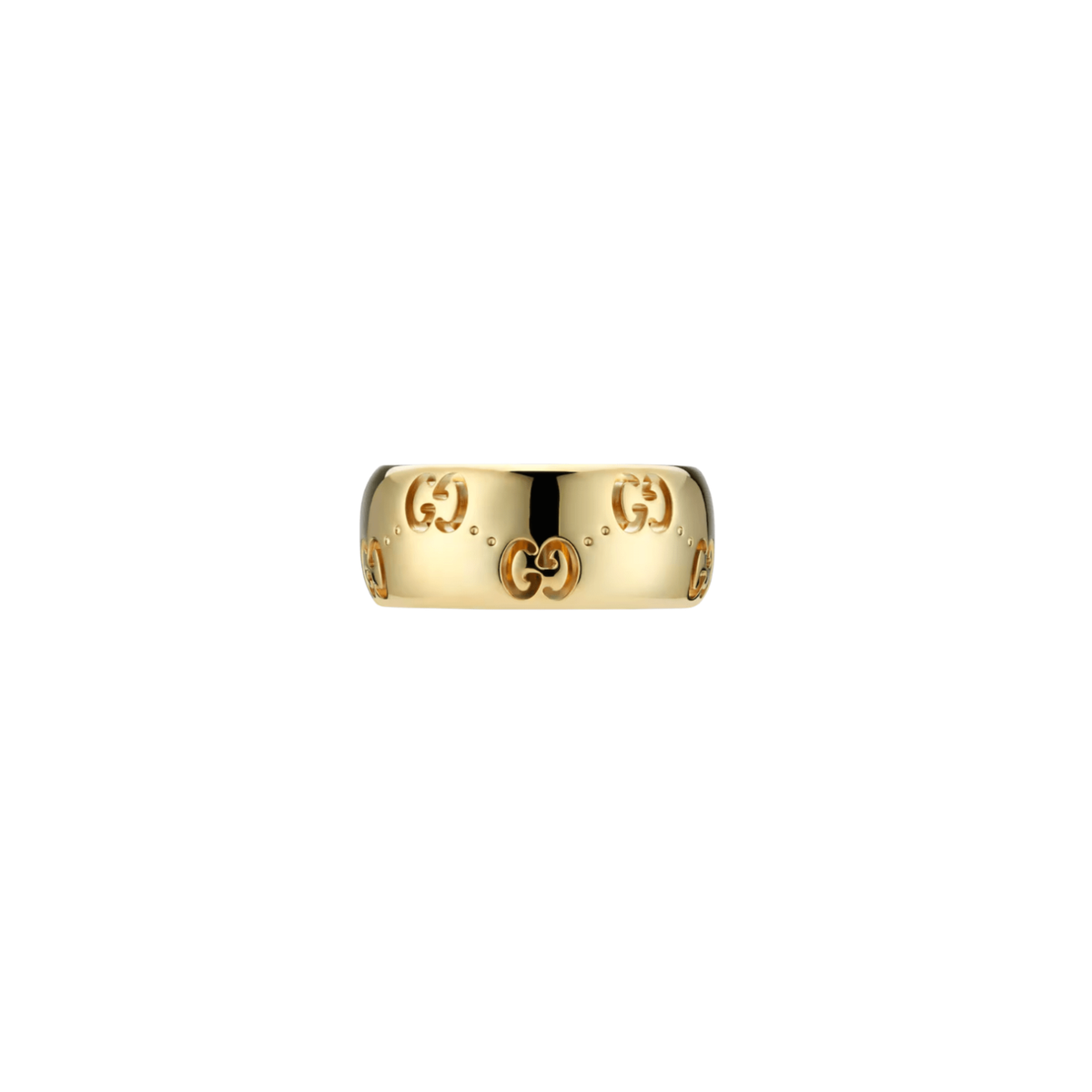 Gucci Icon 18K GG Wide Ring