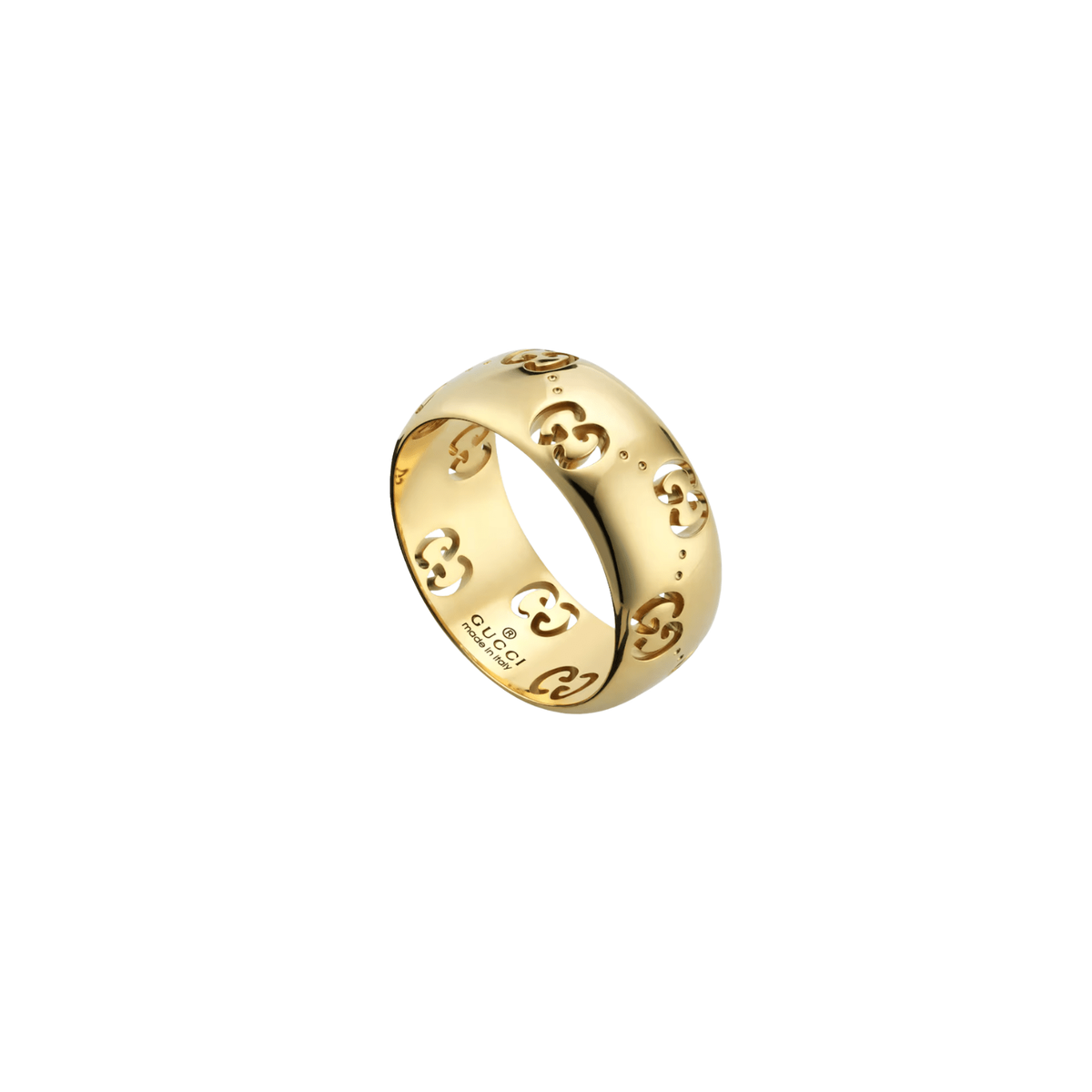 Gucci Icon 18K GG Wide Ring