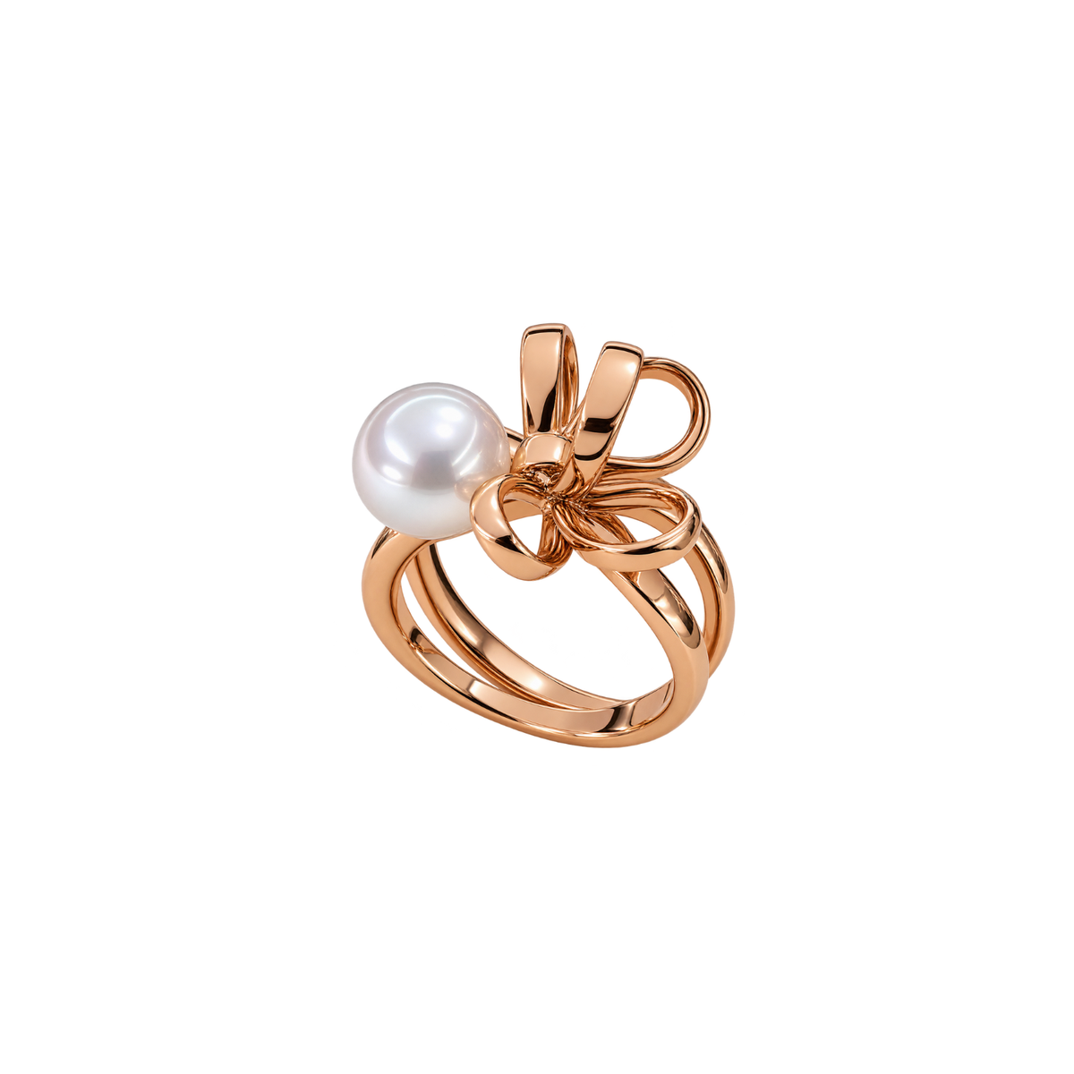 Mikimoto Akoya Ribbon Ring 