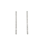 Long Diamond Earrings-Long Diamond Earrings DETIJ01713