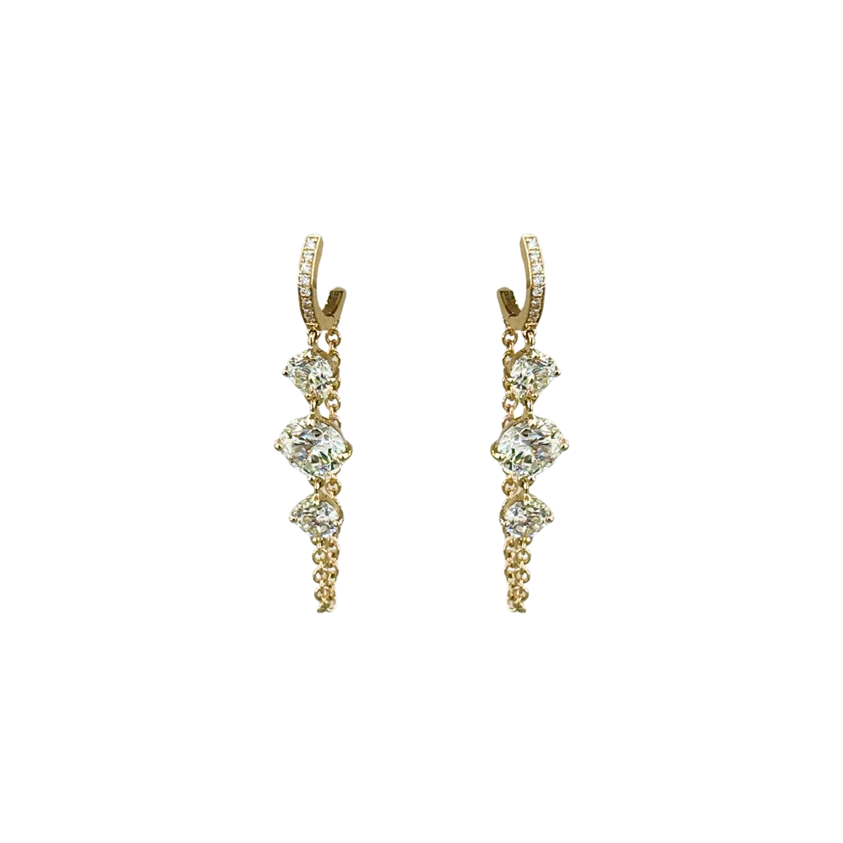 Rahaminov Diamonds Drop Earrings EAR-6130