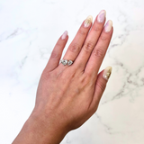 Two-stone Engagement Ring-Two-stone Engagement Ring