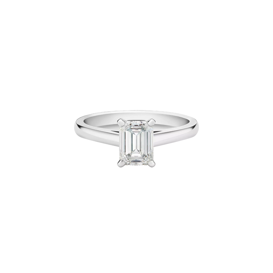 De Beers Classic Emerald-Cut Diamond Ring R10225710A652