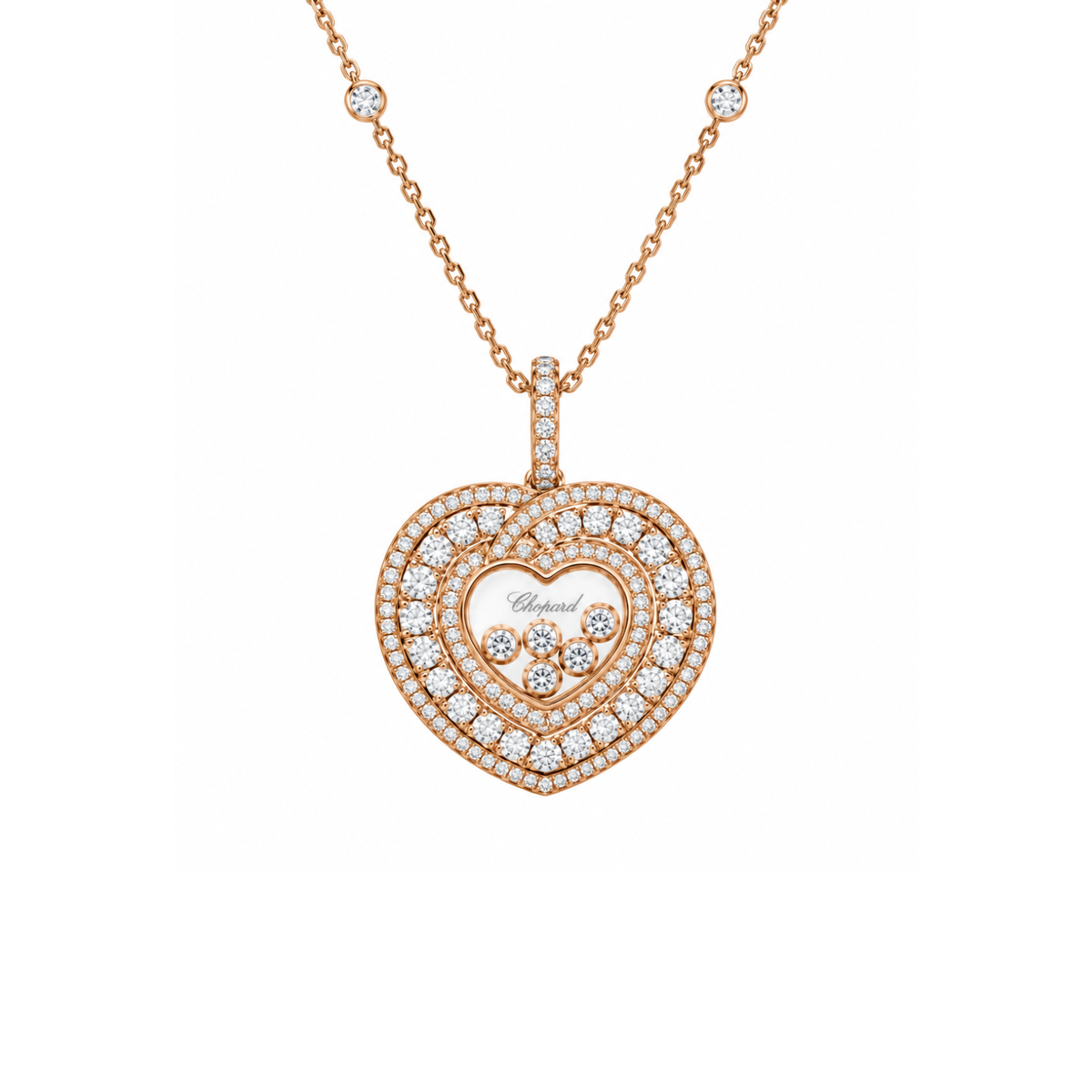 Chopard Happy Diamonds Hearts Necklace 799086-9001