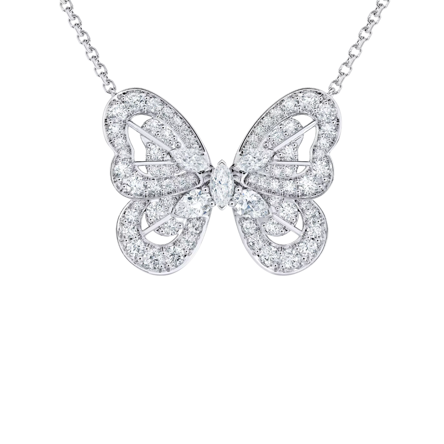 De Beers Portraits of Nature Butterfly Pendant