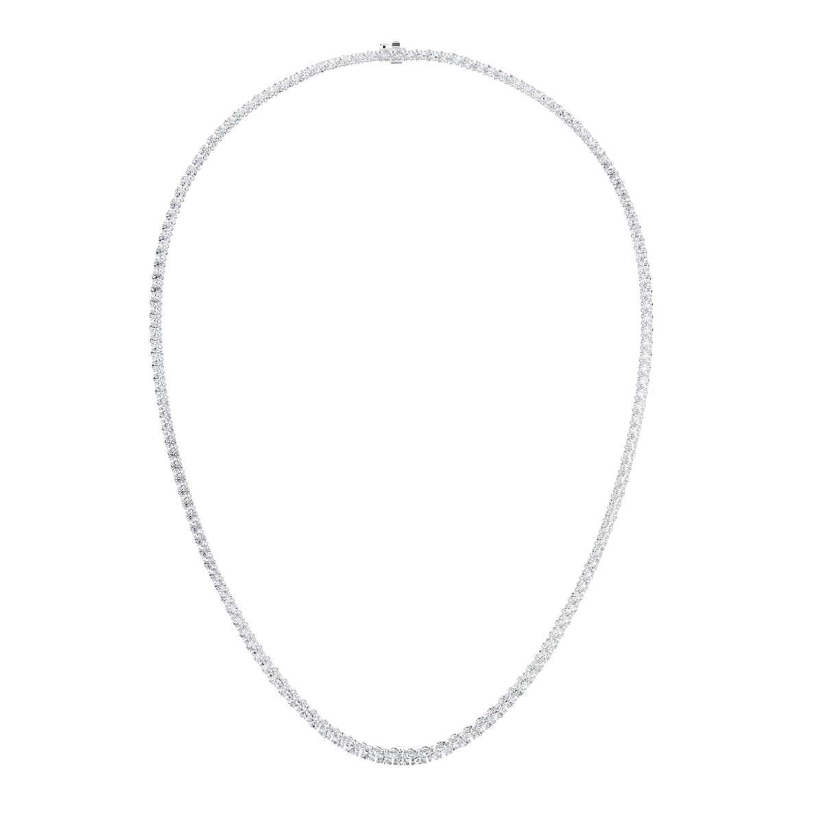 De Beers Classic Eternity Line Round Brilliant Diamond Necklace N10211500A042