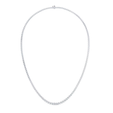 De Beers Classic Eternity Line Round Brilliant Diamond Necklace-De Beers Classic Eternity Line Round Brilliant Diamond Necklace N10211500A042