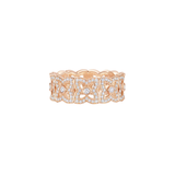 De Beers Lotus by De Beers Small Rose Gold Diamond Band-De Beers Lotus by De Beers Small Rose Gold Diamond Band