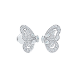 De Beers Portraits of Nature Butterfly Earrings in White Gold-De Beers Portraits of Nature Butterfly Earrings in White Gold E10349800A000