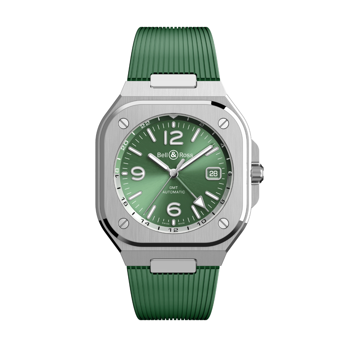 Bell & Ross BR-05 GMT Green Steel