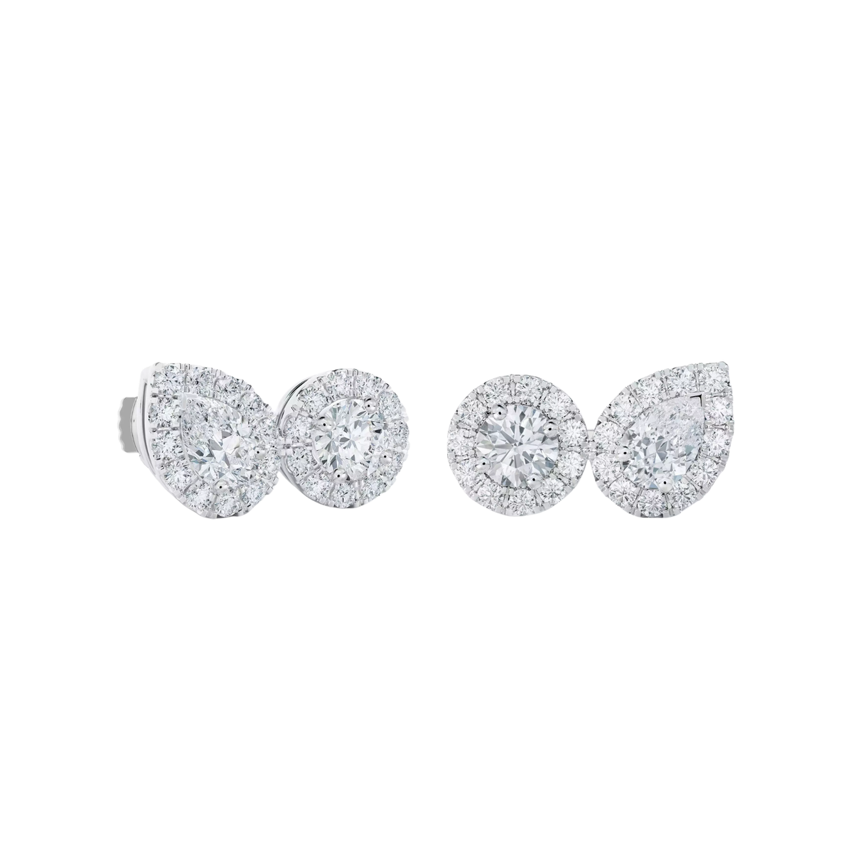 De Beers My First De Beers Aura Toi & Moi Stud Earrings E10347500A000
