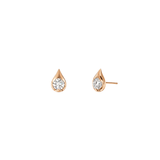 Hearts on Fire Lu Droplet Stud Earrings-Hearts on Fire Lu Droplet Stud Earrings
