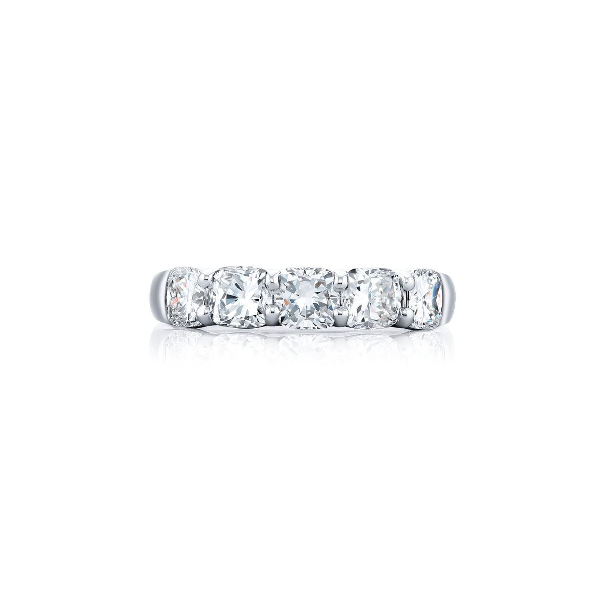 JB Star 5 Cushion Cut Diamond Band