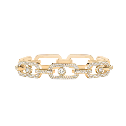 Messika So Move XL Pavé Bracelet-Messika So Move XL Pavé Bracelet - 12942-YG