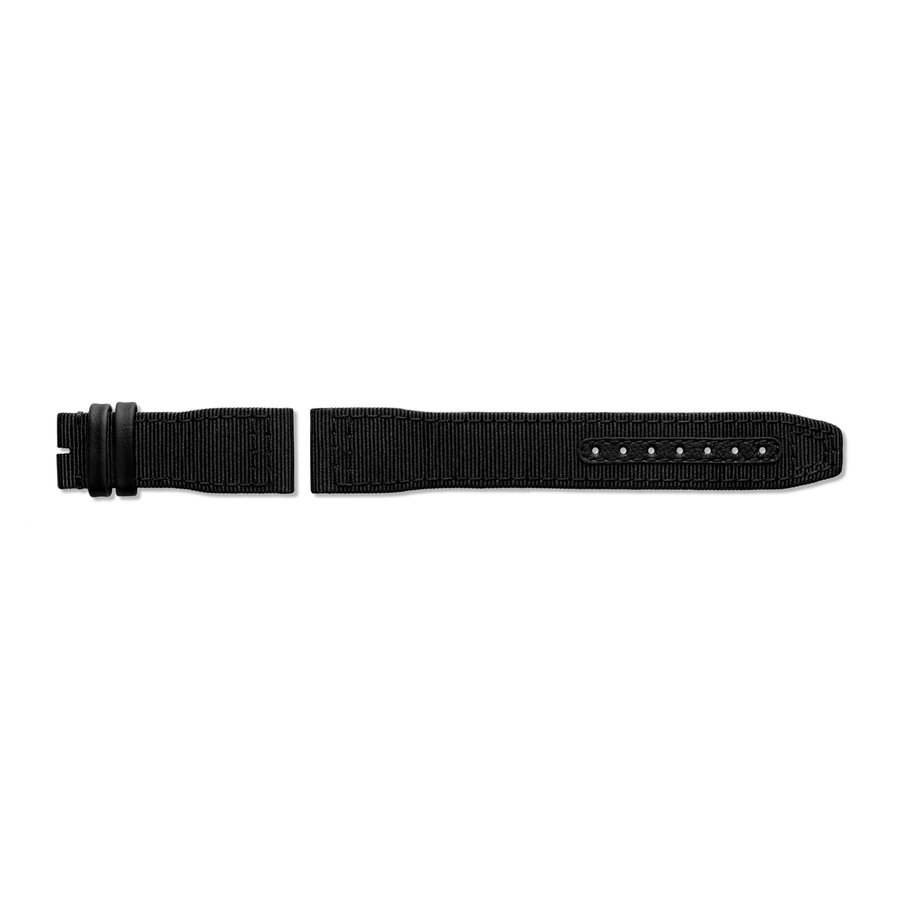 IWC Schaffhausen Black Polyester Strap 22/18mm - IWE13111