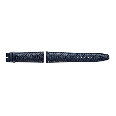 IWC Schaffhausen Blue Braided Calfskin Strap 20/18-IWC Schaffhausen Blue Braided Calfskin Strap 20/18 - IWE14770