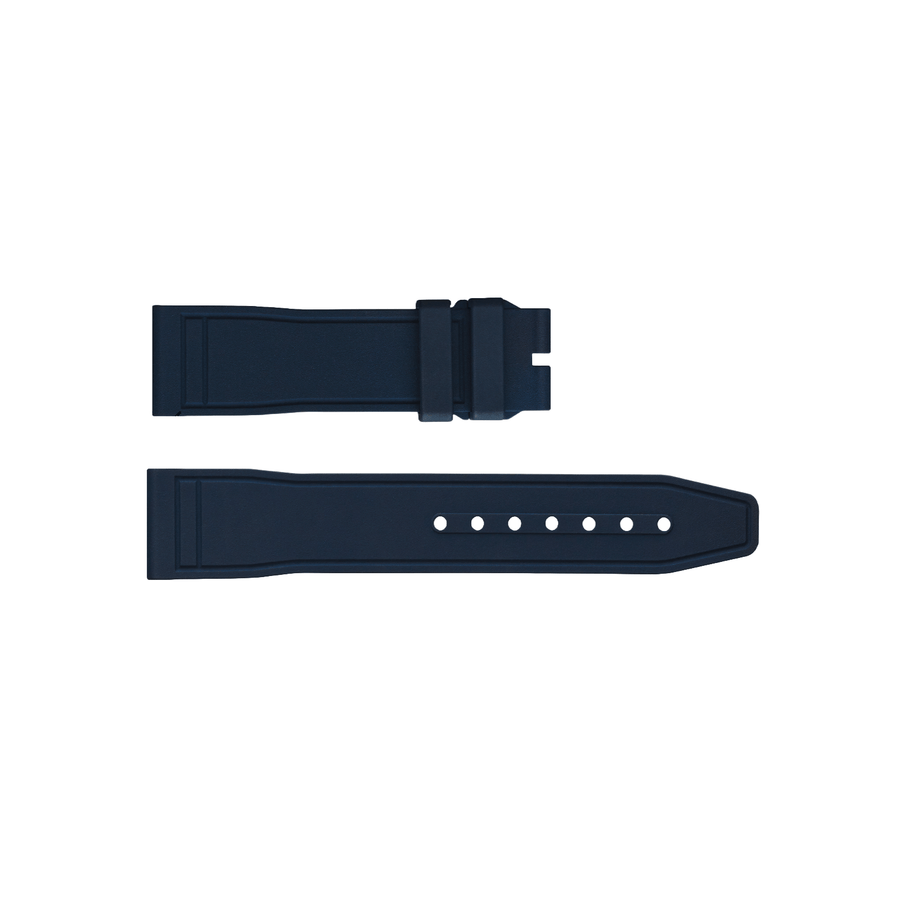 IWC Schaffhausen Blue Rubber Strap 21/18mm QR - MXE0M8JR