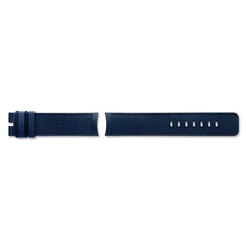 IWC Schaffhausen Blue Rubber Strap 22/22mm-IWC Schaffhausen Blue Rubber Strap 22/22mm - IWE12868