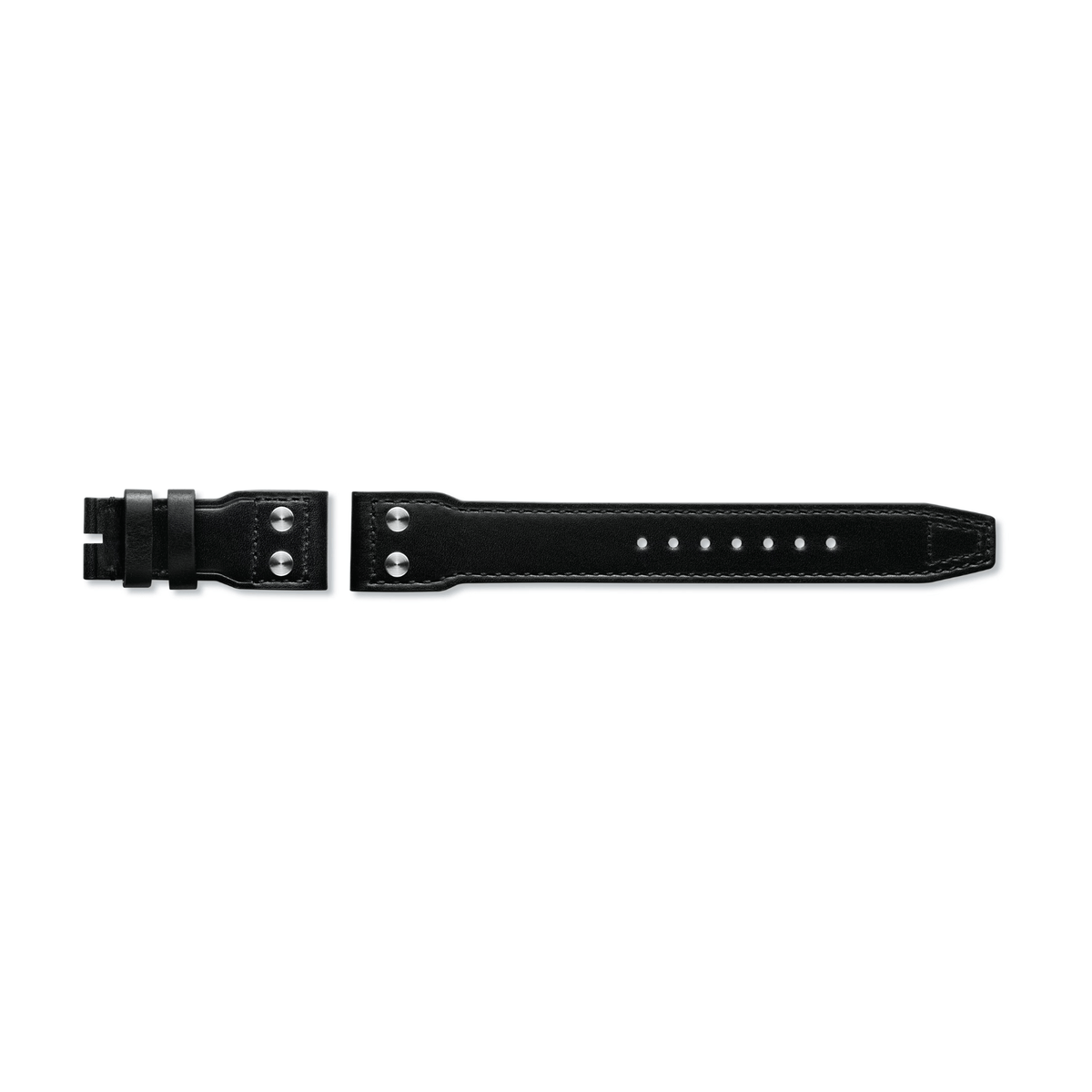 IWC Schaffhausen Calf Leather Strap Black with Rivets 22/18 - IWA05997