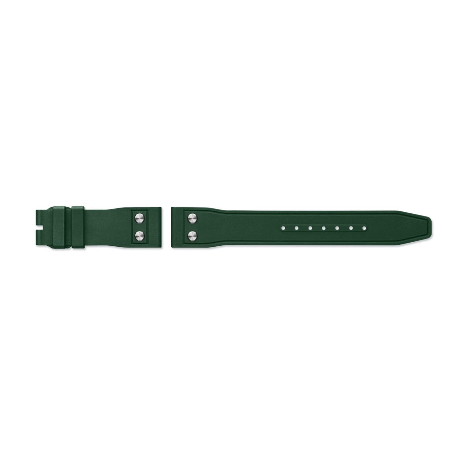 IWC Schaffhausen Green Rubber Strap QR 22/18mm - MXE0P994
