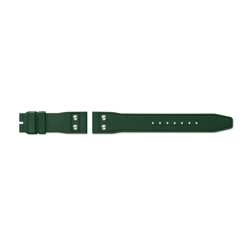 IWC Schaffhausen Green Rubber Strap QR 22/18mm-IWC Schaffhausen Green Rubber Strap QR 22/18mm - MXE0P994