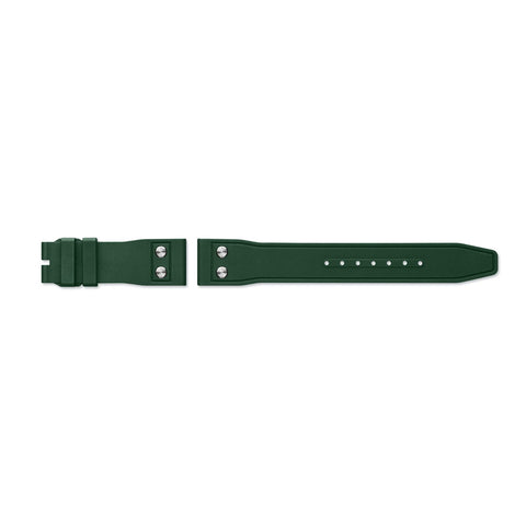 IWC Schaffhausen Green Rubber Strap QR 22/18mm-IWC Schaffhausen Green Rubber Strap QR 22/18mm - MXE0P994