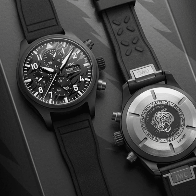 IWC Schaffhausen Pilot's Watch Chronograph 100th anniversary of Swiss fighter squadron Staffel 11-IWC Schaffhausen Pilot's Watch Chronograph 100th anniversary of Swiss fighter squadron Staffel 11 - IW389112