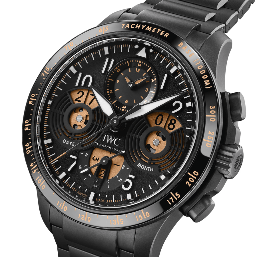 IWC Schaffhausen Pilot’s Watch Performance Chronograph Perpetual Calendar Digital Date - Month - IW388801