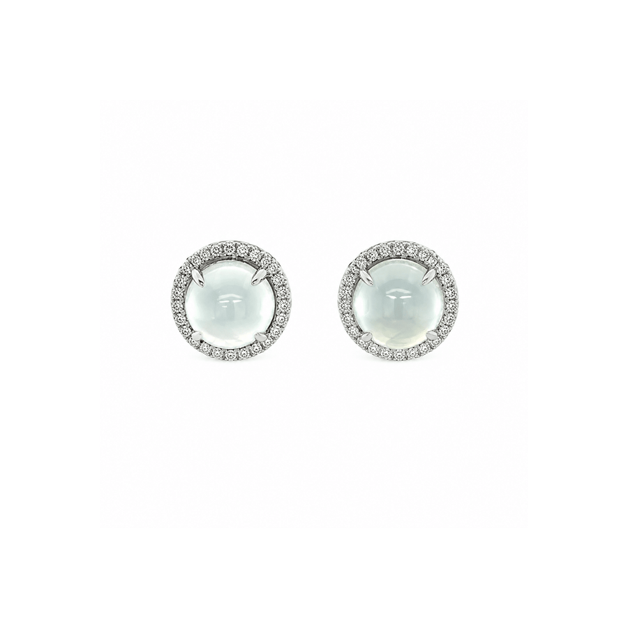 Jade Diamond Earrings - OENEL00364