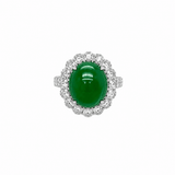 Jade Diamond Ring-Jade Diamond Ring