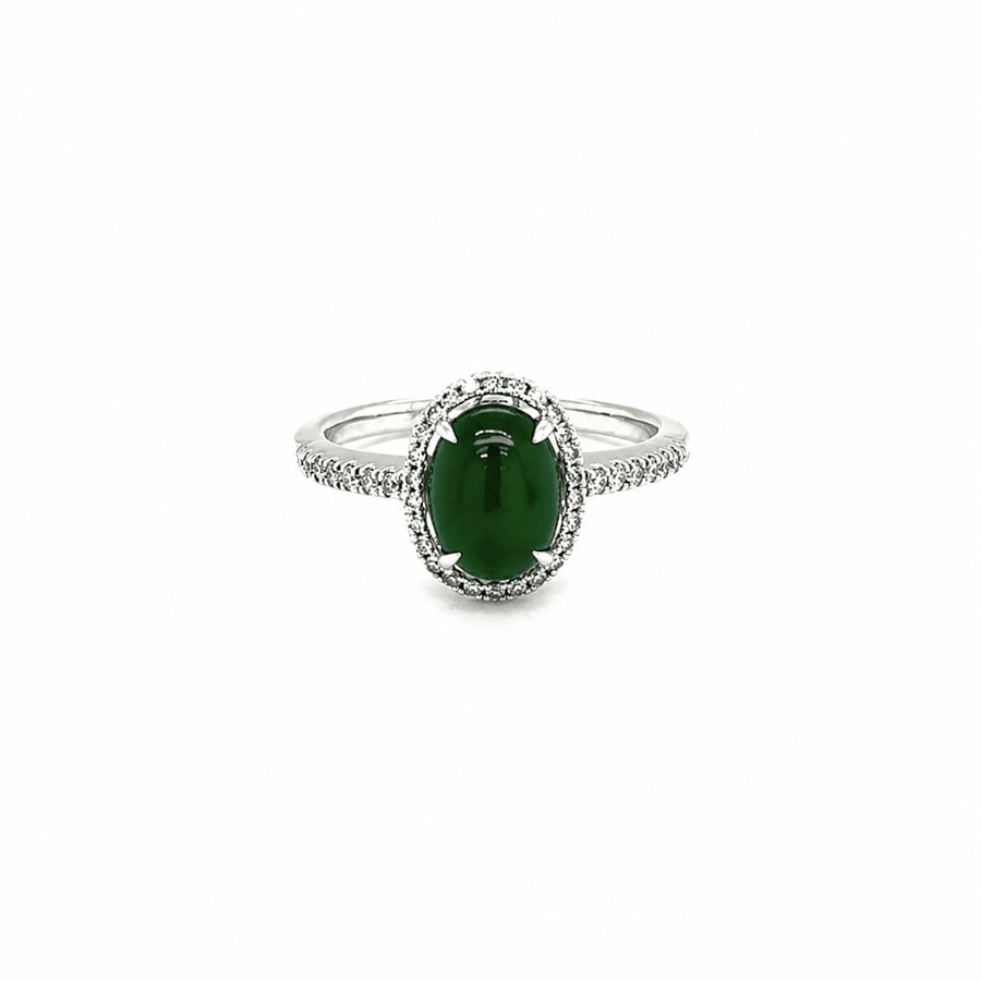 jade diamond ring