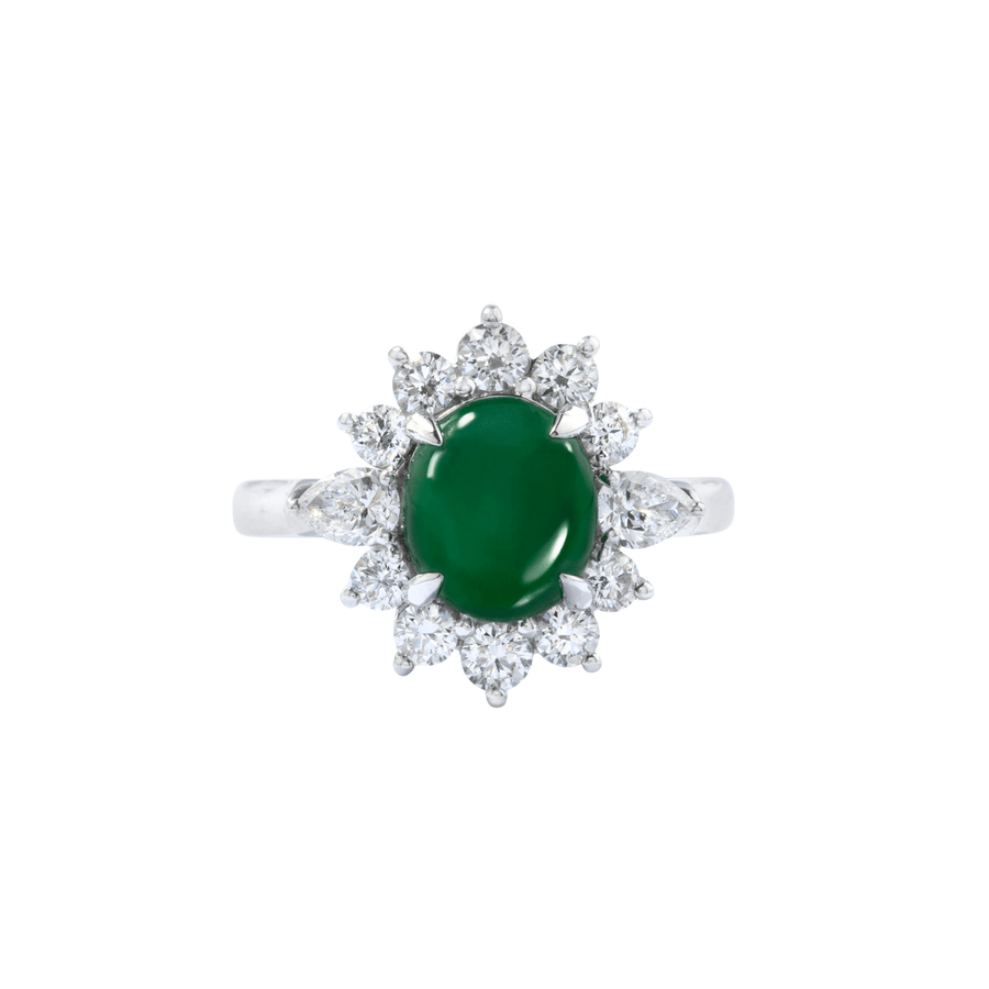 Jade Diamond Ring - ORNEL00851