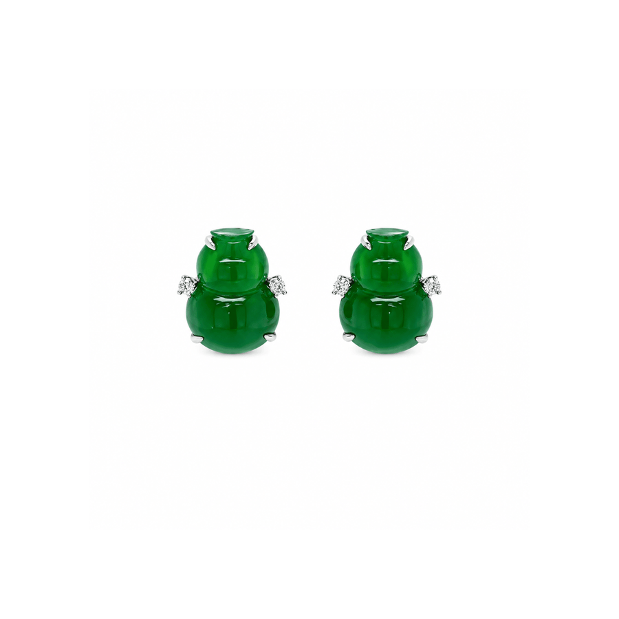 Jade Gourd Earrings