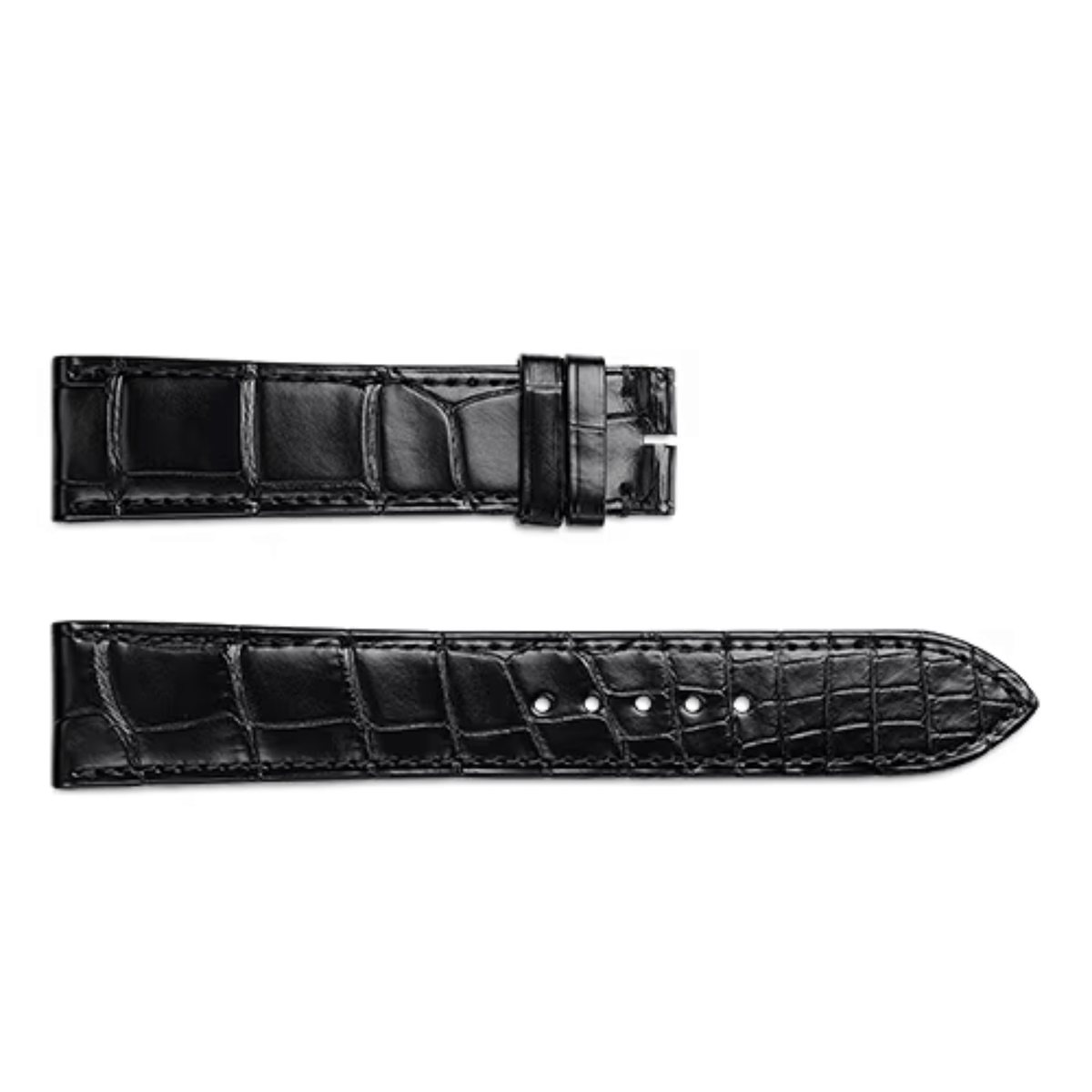 Jaeger - LeCoultre Alligator Leather Black 17/16mm - QC21776C