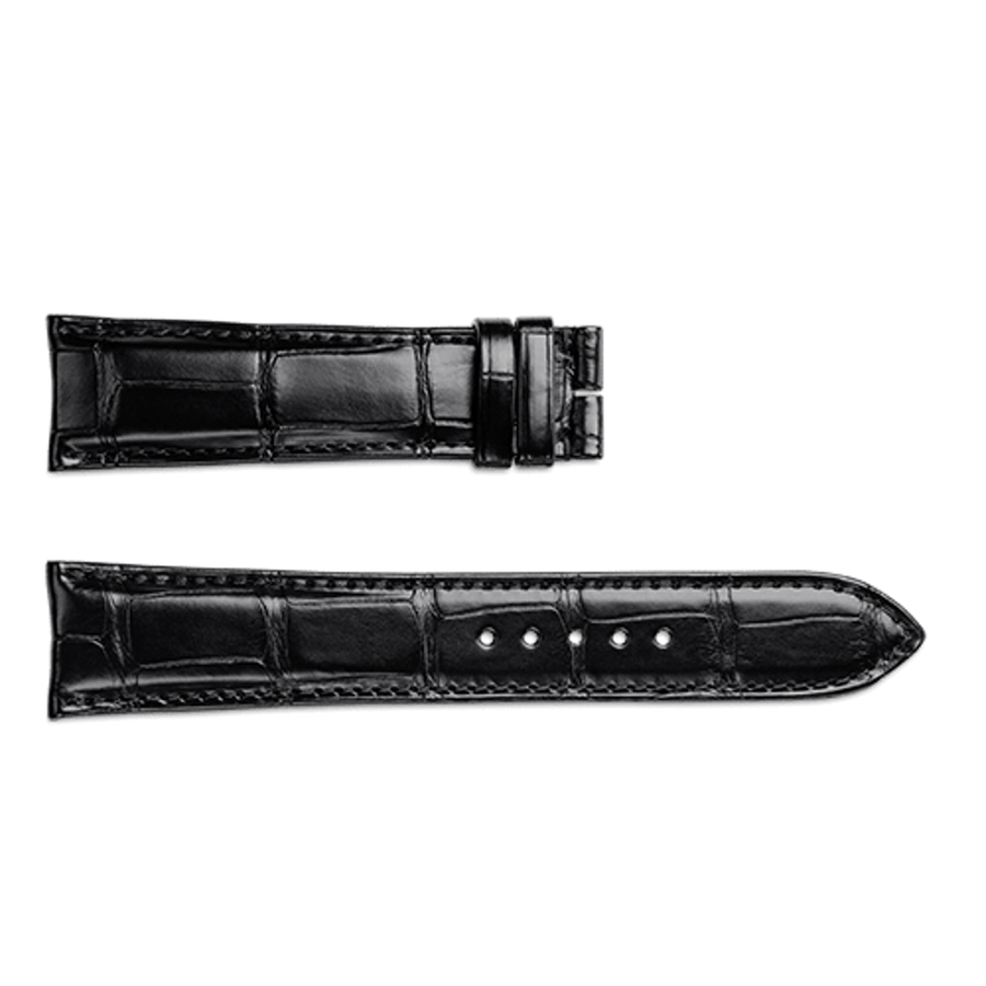 Jaeger - LeCoultre Alligator Leather Black 20/16mm - QC21A76Z